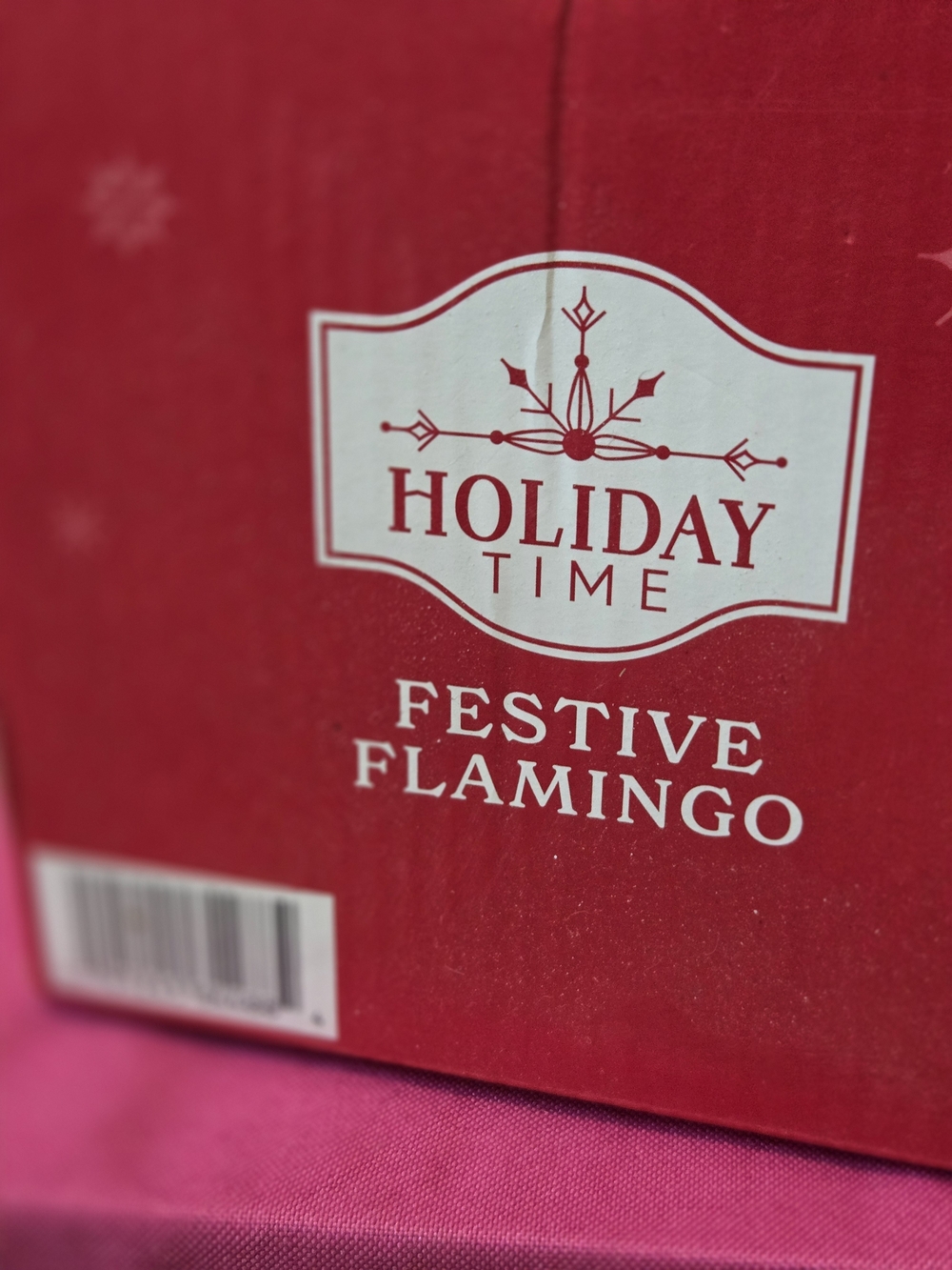 Holiday Time Festive Flamingo LED Inflatable - Pink - Picture 14 of 16